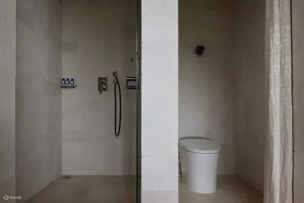 แผนที่แสดงบริเวณห้องอาบน้ำห้องพักโรงแรม